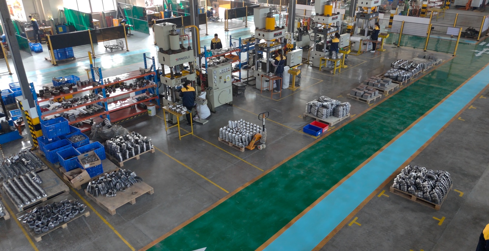 Automotive exhaust production workshop